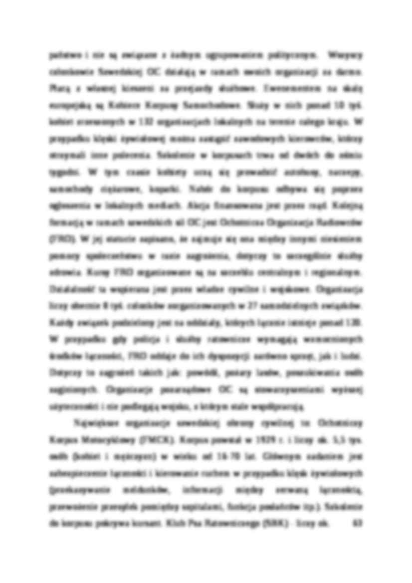 Szwedzka Obrona Cywilna - referat - strona 3