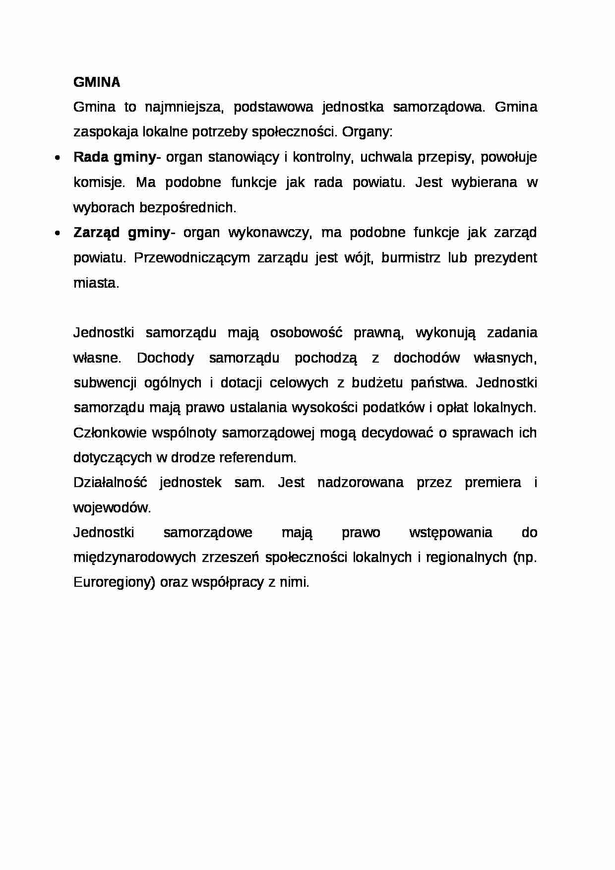 Wykład - gmina - strona 1