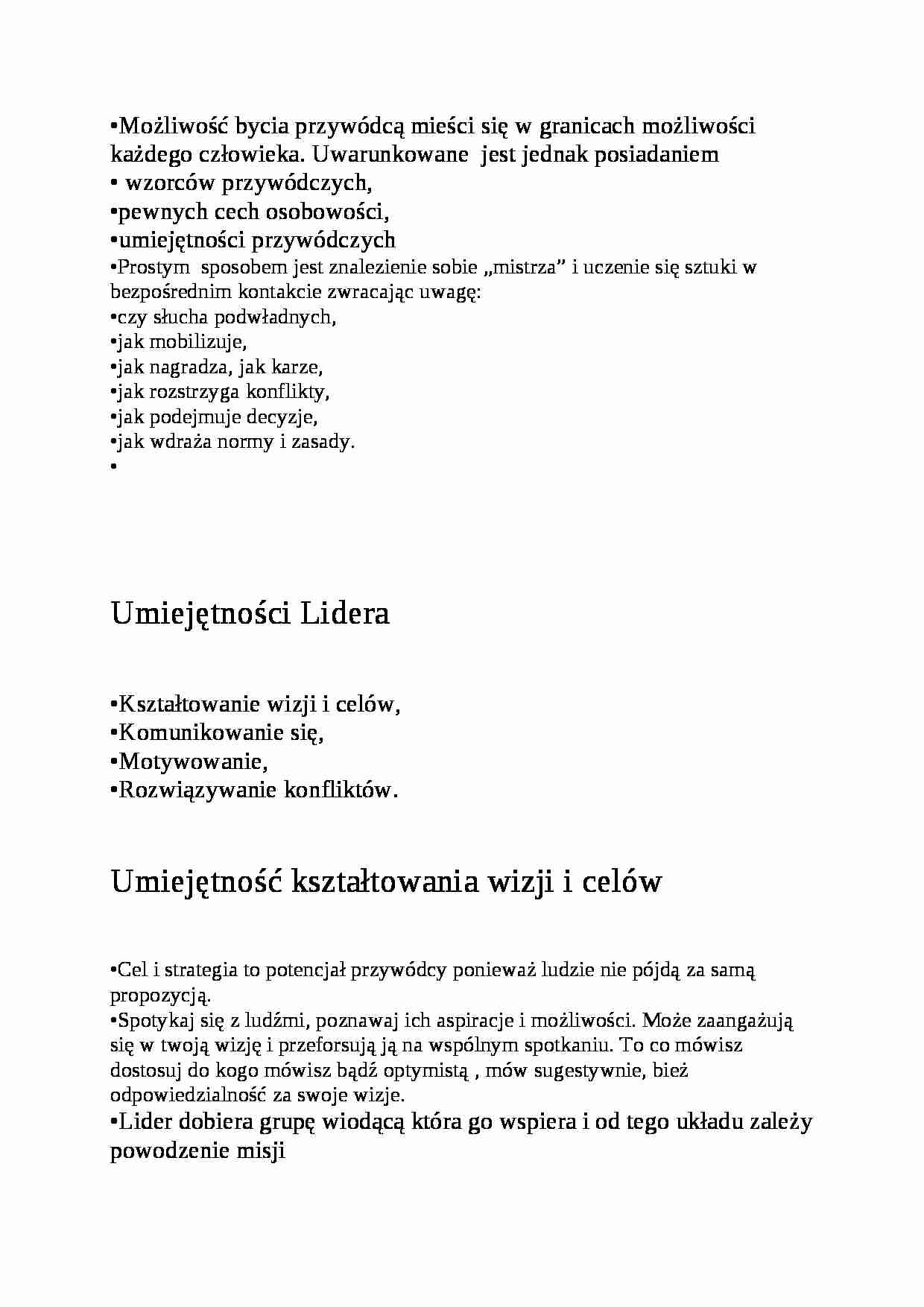 Wykład - lider - strona 1