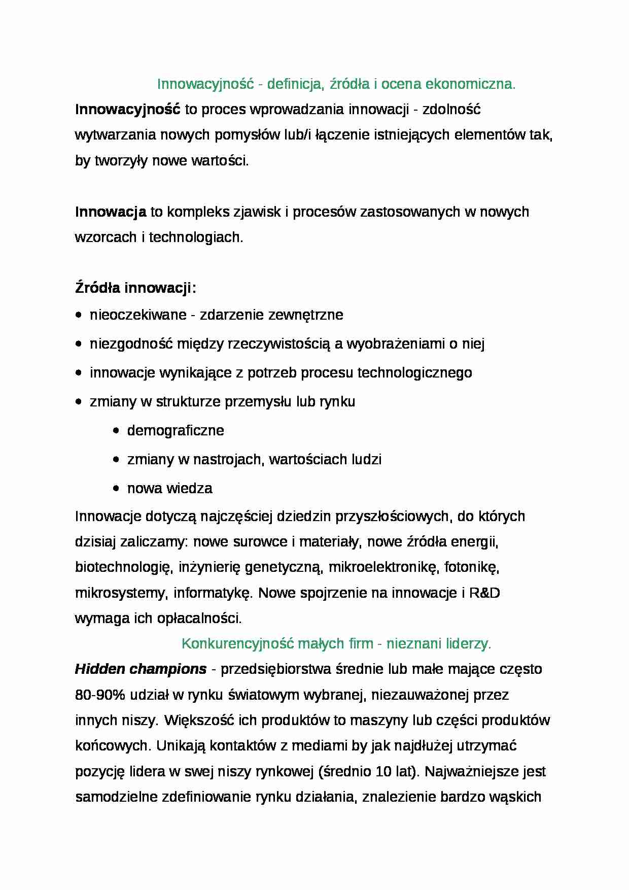 Wykład - innowacyjność - strona 1