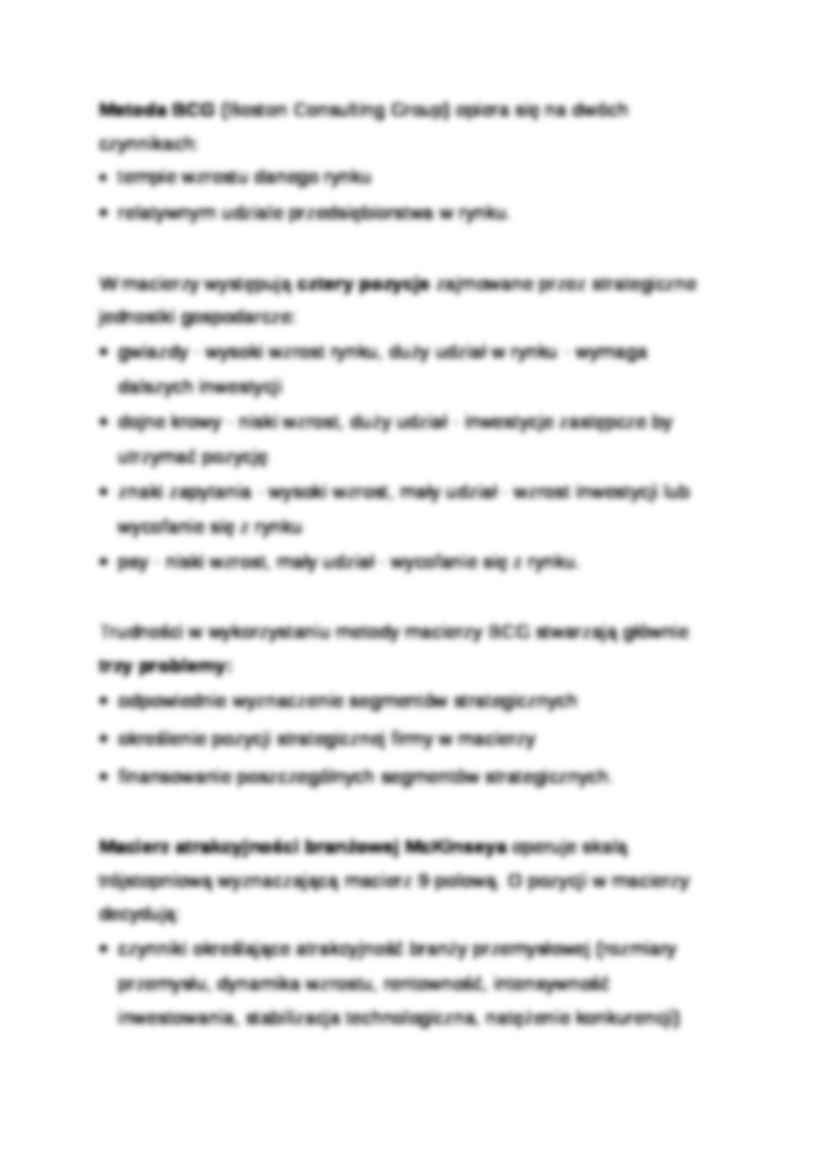 Wykład - Metody analizy strategicznej - strona 2