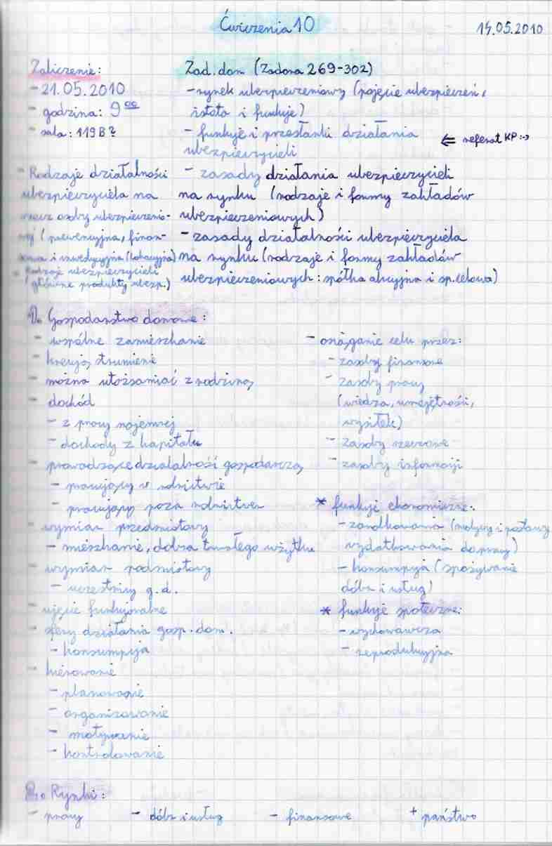 Finanse - notatki z ćwiczeń z całego semestru - strona 1