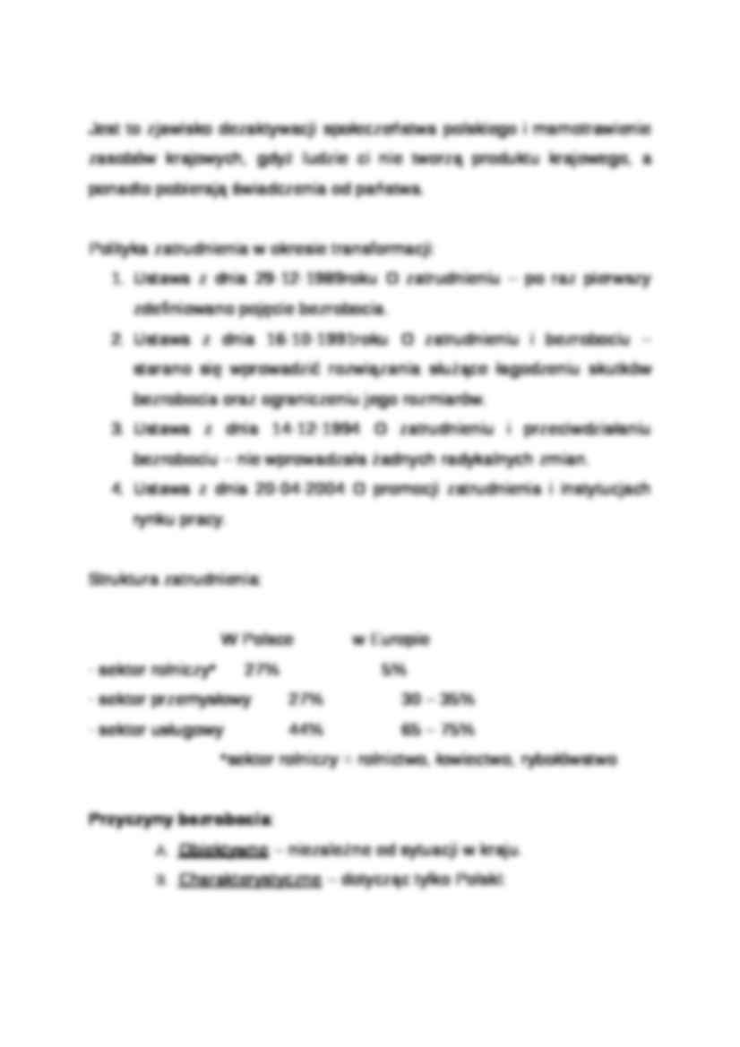 Wykład - problem edukacji, zatrudnienia i bezrobocia - strona 2
