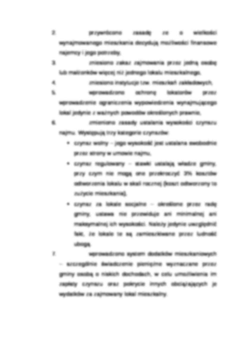 Wykład - Regulacje prawne i programy w sferze mieszkalnictwa - strona 3