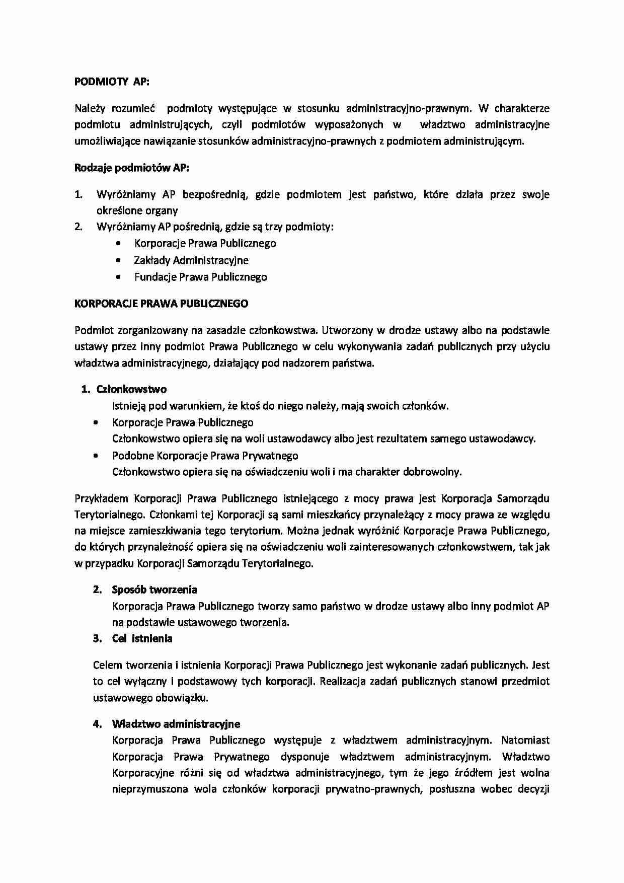 podmioty administracji publicznej - strona 1