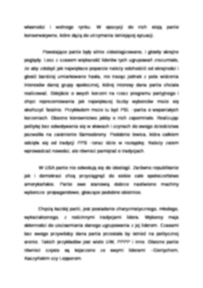 Wykład - Systemy partyjne - strona 2