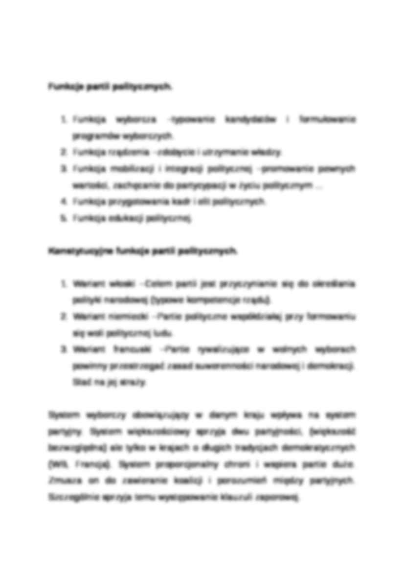 Wykład - Systemy partyjne - strona 3