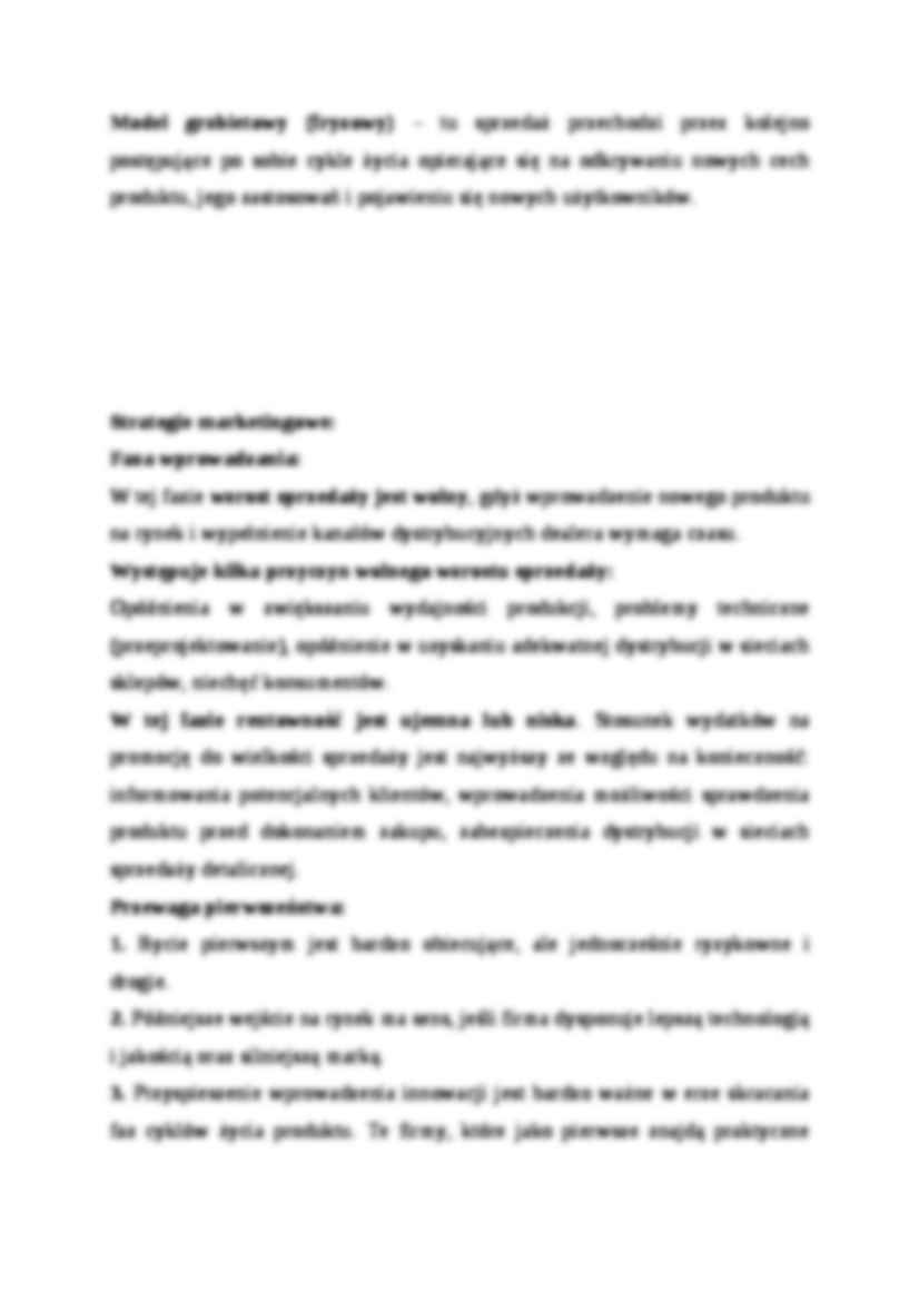Wykład - Konkurencja według modelu Portera - strona 3