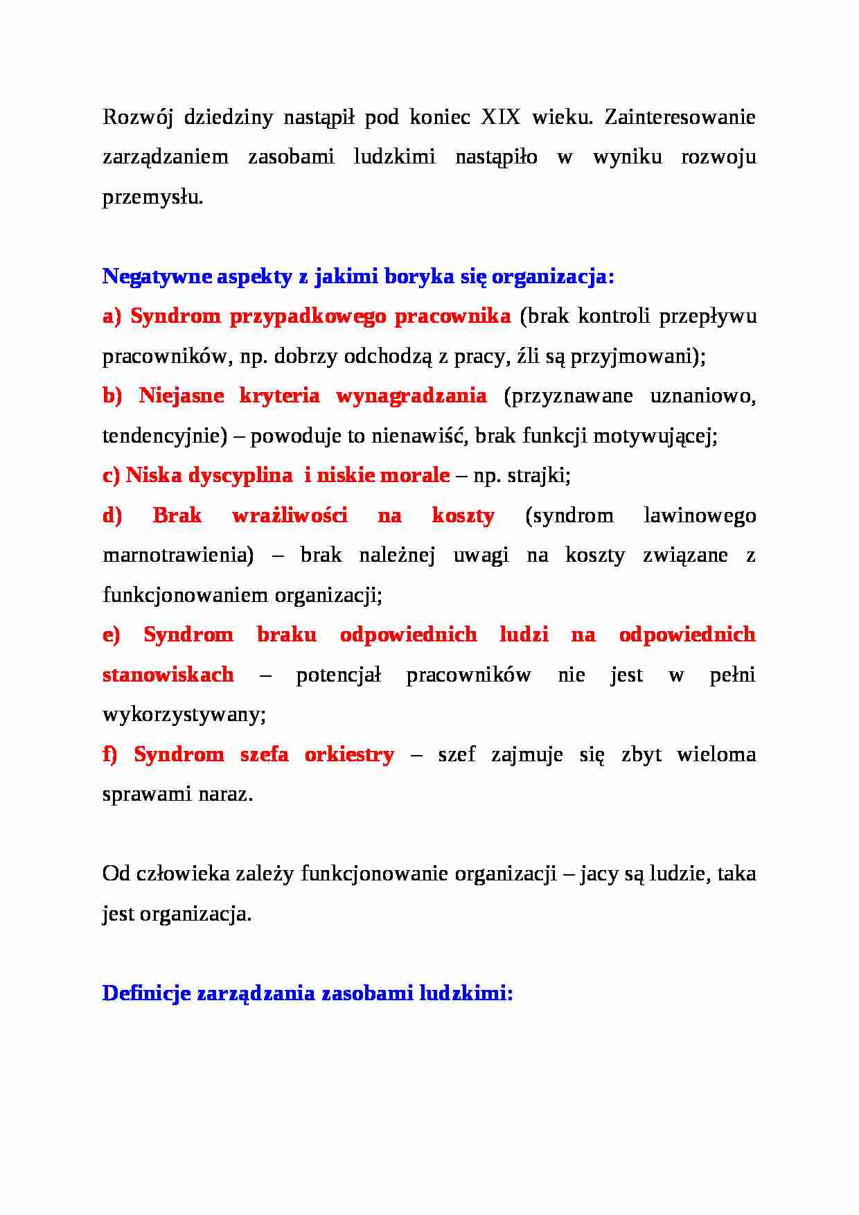 Wykład - Rozwój dziedziny - strona 1