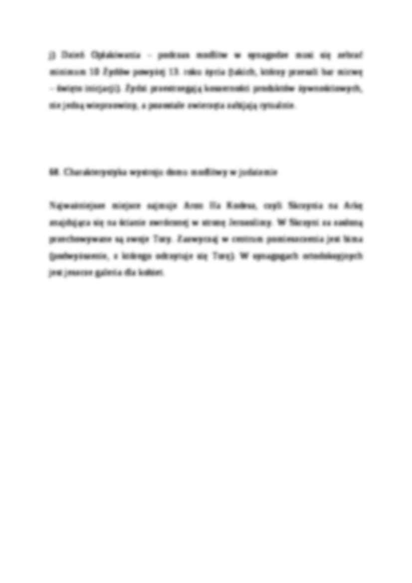 Wykład - Charakterystyka świąt żydowskich - strona 2