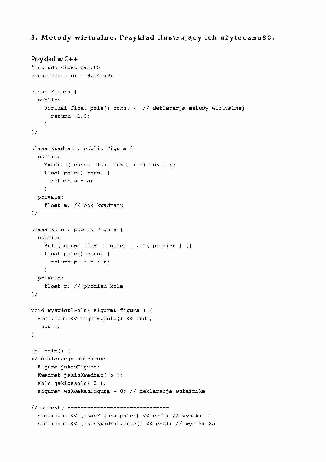 Metody wirtualne - omówienie - strona 1