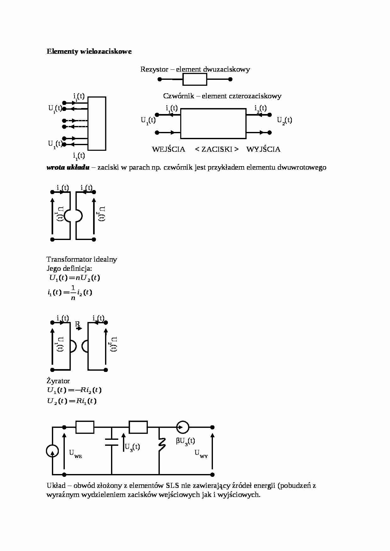 elementy wielozaciskowe - omówienie - strona 1
