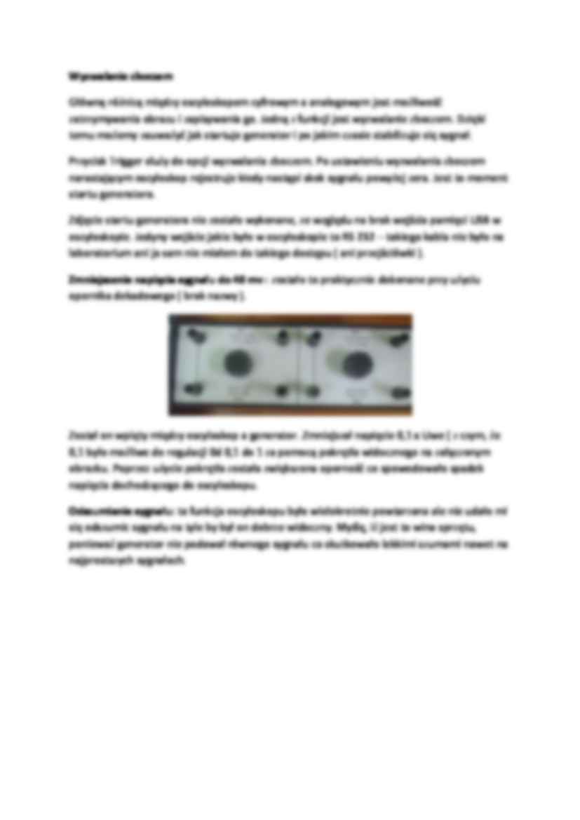 Oscyloskop cyfrowy - omówienie  - strona 3