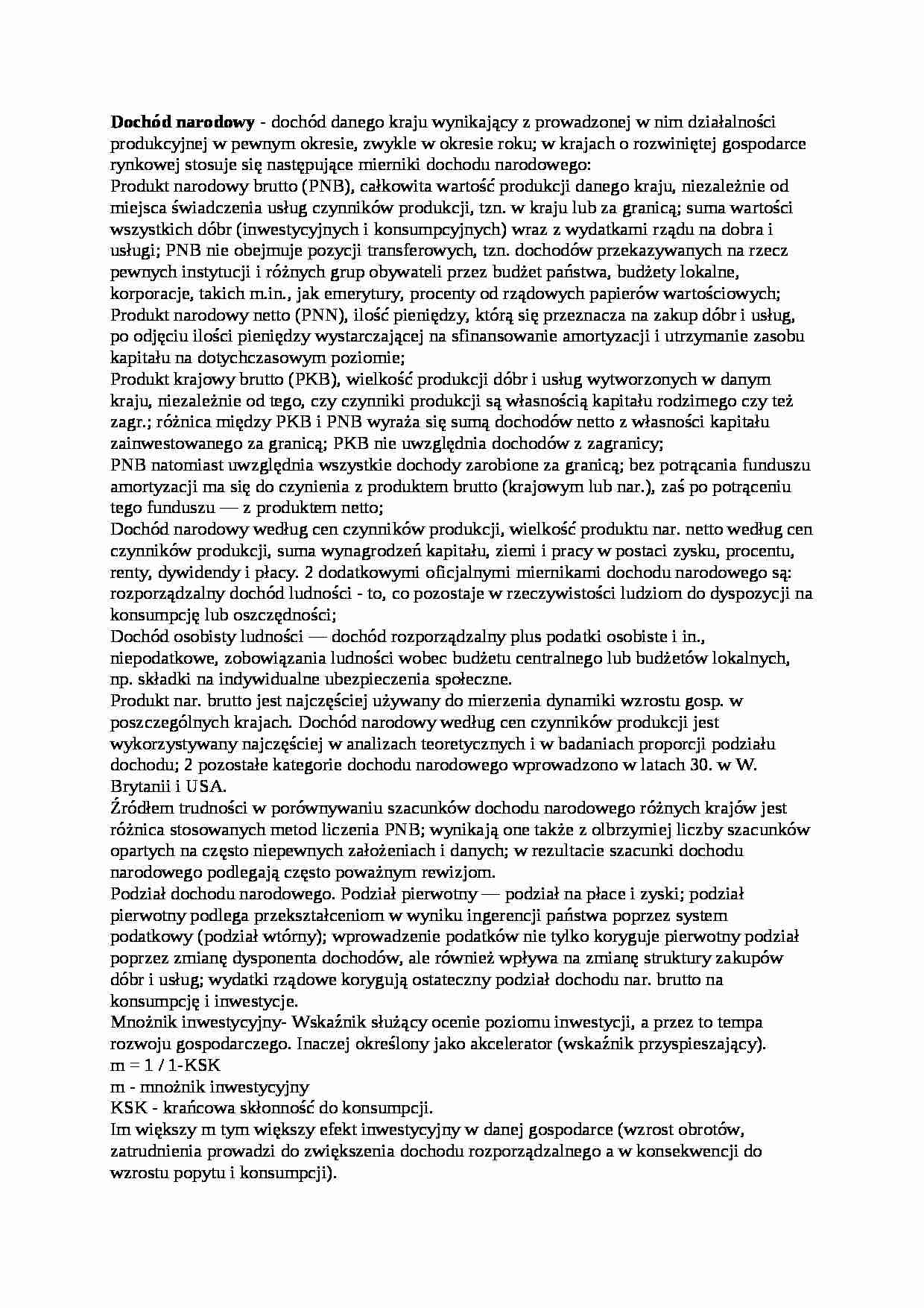 Ekonomia - makroekonomia - strona 1