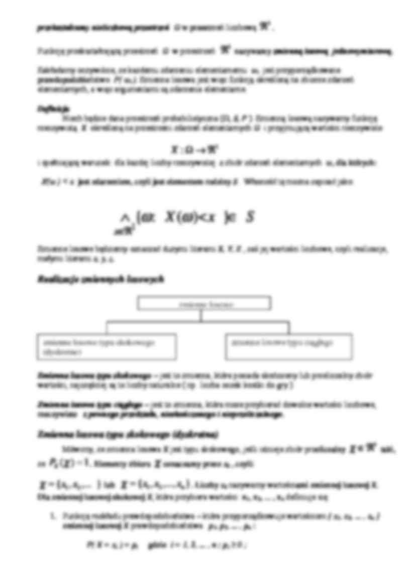 zmienne losowe - omówienie - strona 2