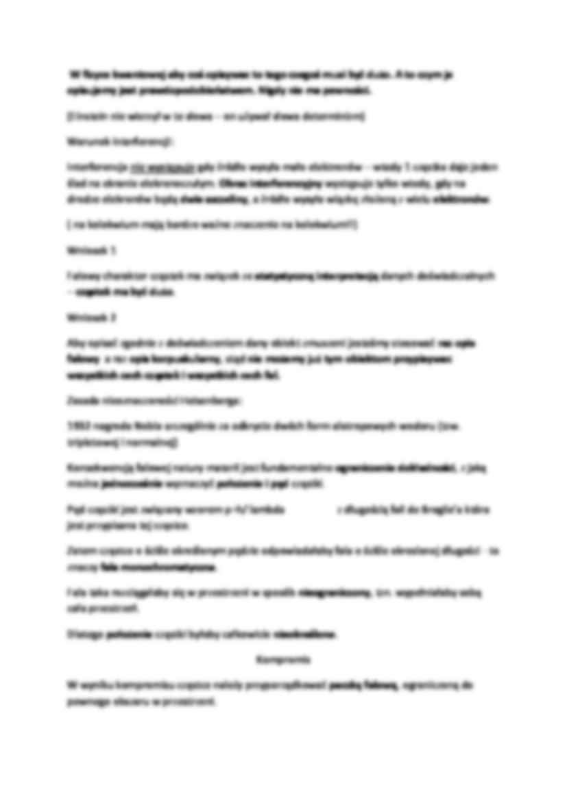 Dualizm korpuskularno-falowy - omówienie - strona 3