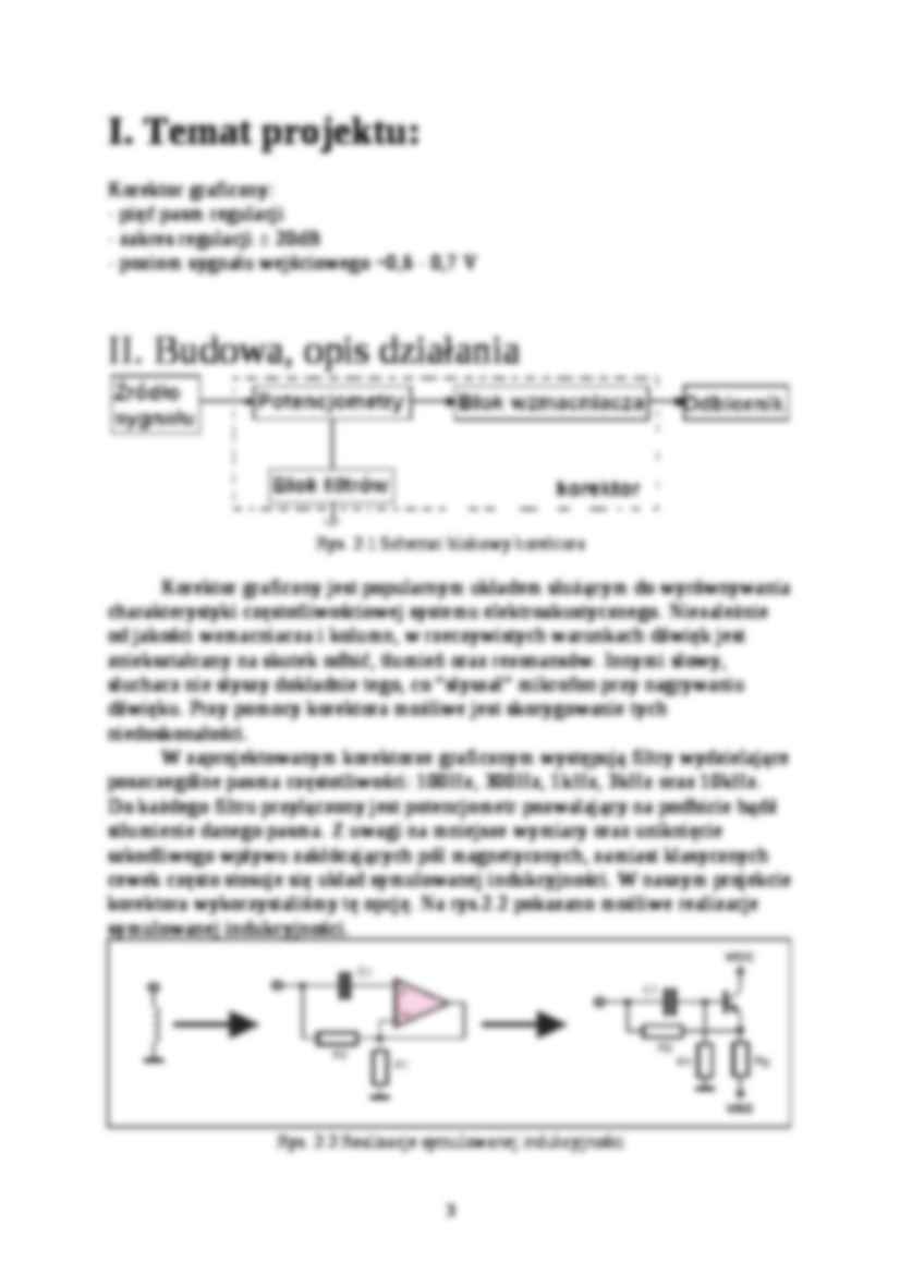 Układ 5-pasmowego korektora graficznego - omówienie - strona 3