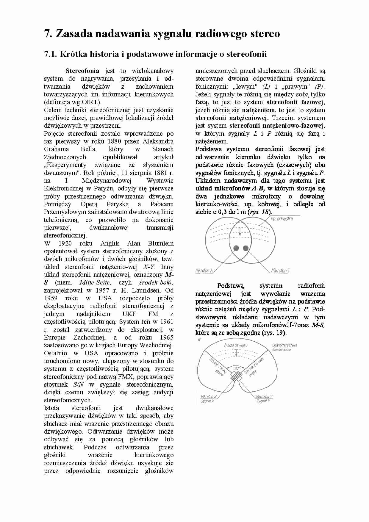 zasada nadawania sygnału radiowego stereo - omówienie - strona 1