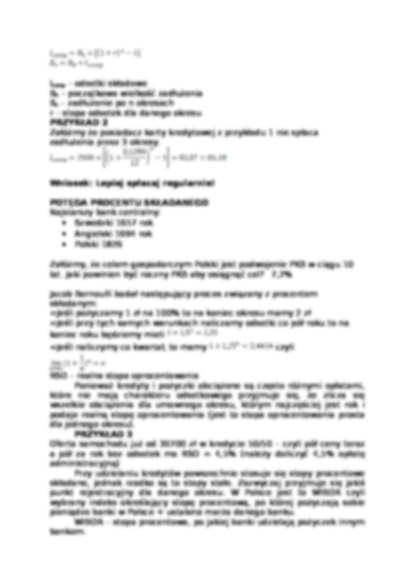 Stopy procentowe - omówienie  - strona 2