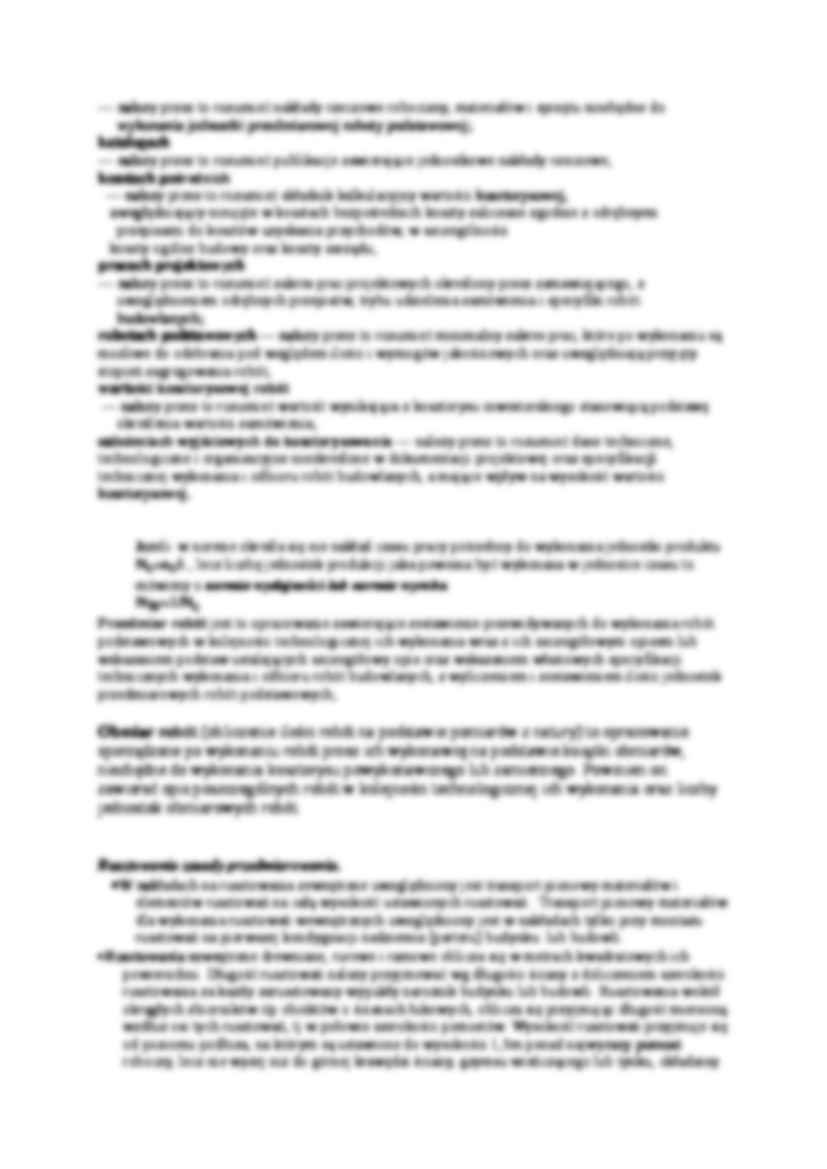 Ekonomika budownictwa - opracowanie zagadnień  - strona 2