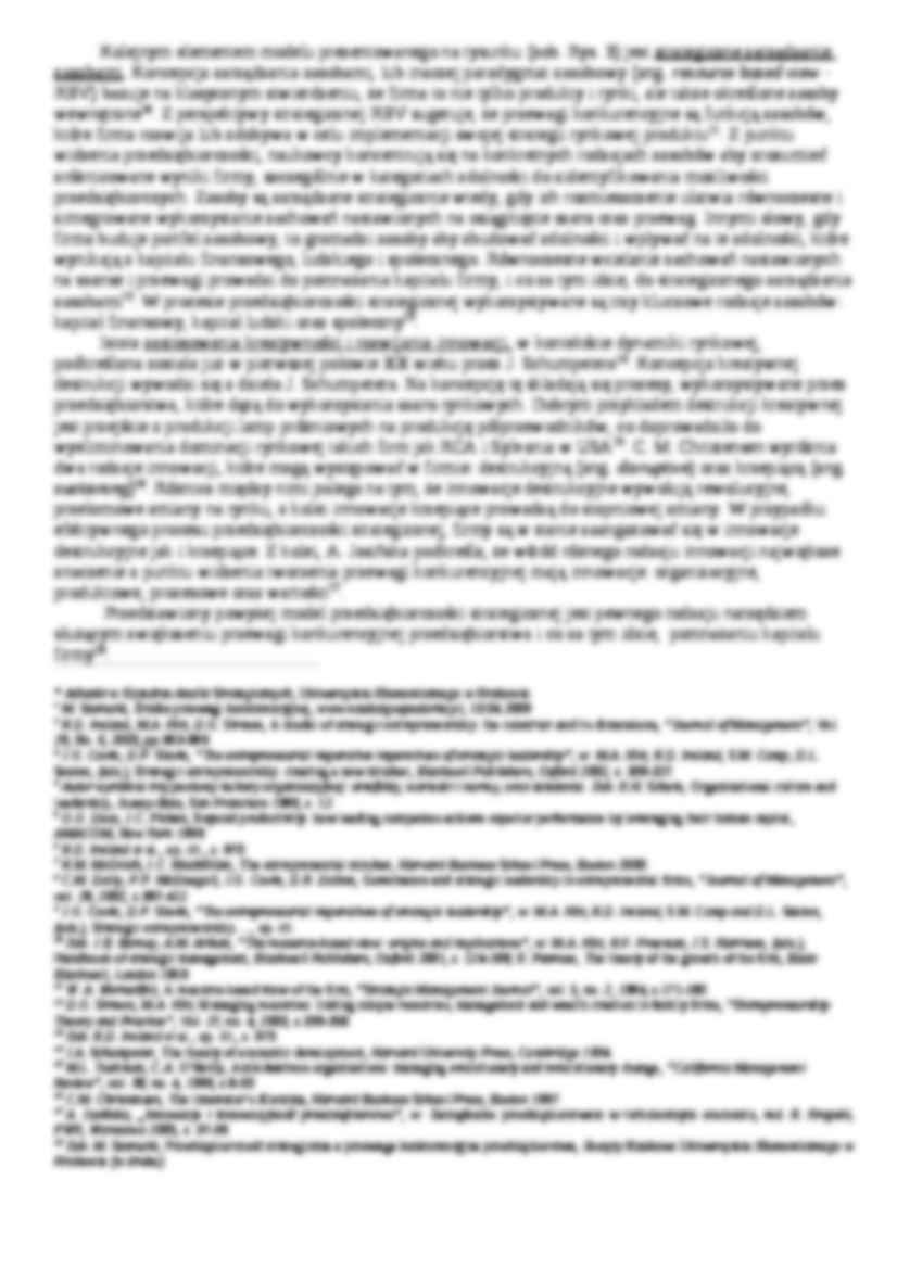 Model przedsiębiorczości strategicznej - omówienie - strona 2