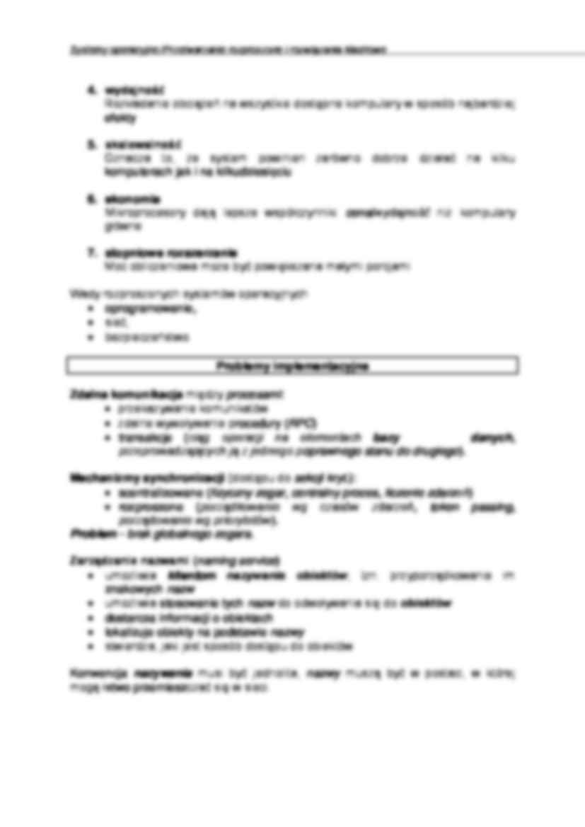 Przetwarzanie rozproszone - omówienie - strona 2