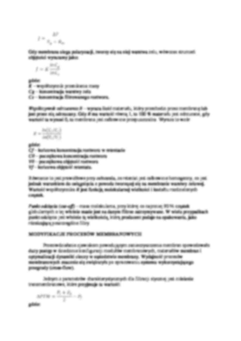 Procesy membranowe w przemyśle spożywczym - omówienie - strona 2