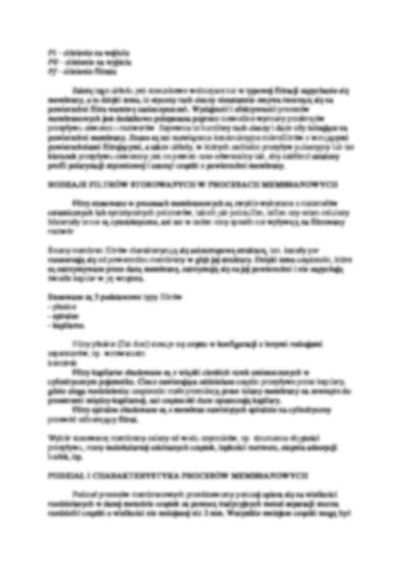 Procesy membranowe w przemyśle spożywczym - omówienie - strona 3