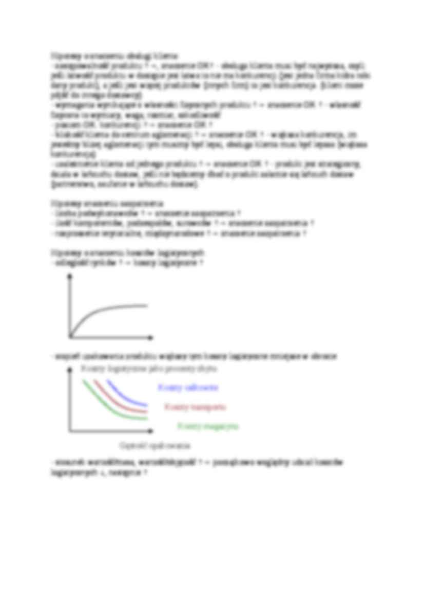 Rola logistyki w przedsiębiorstwie - omówienie - strona 3
