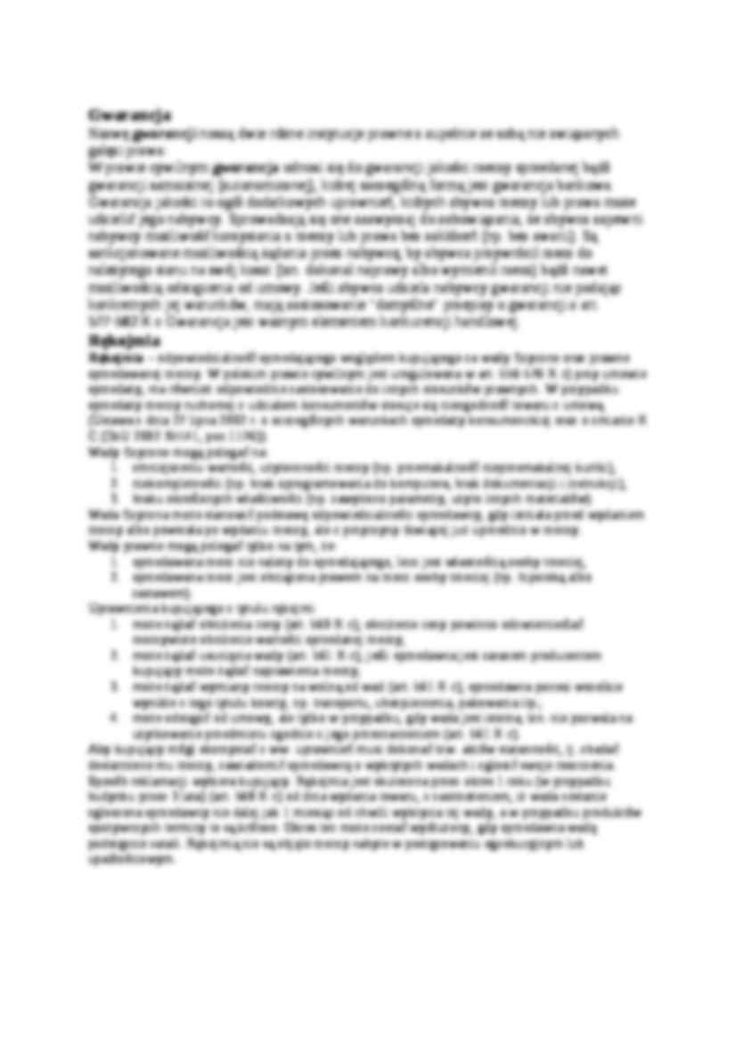 umowa sprzedaży - omówienie - strona 3