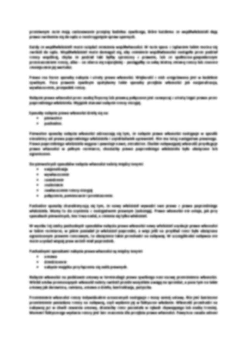 Prawo własności - omówienie - strona 2