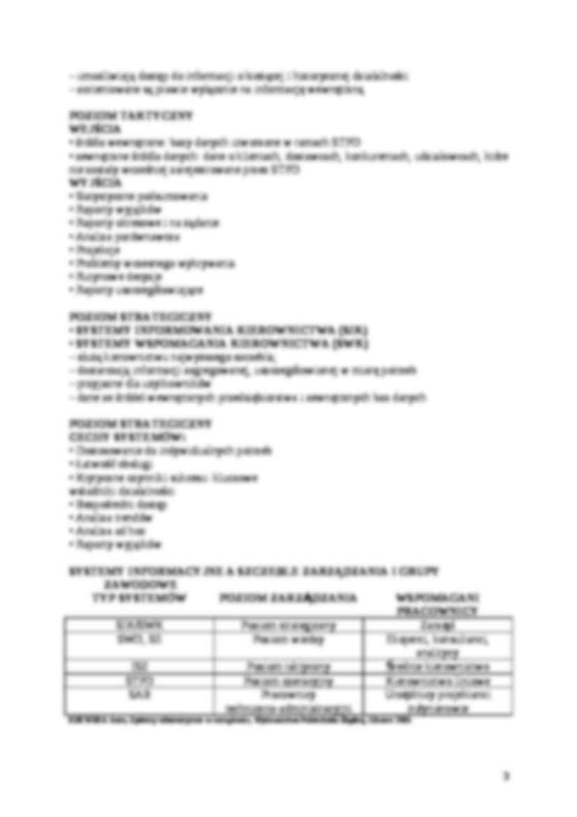 Organizacja środowiskiem SI - strona 3