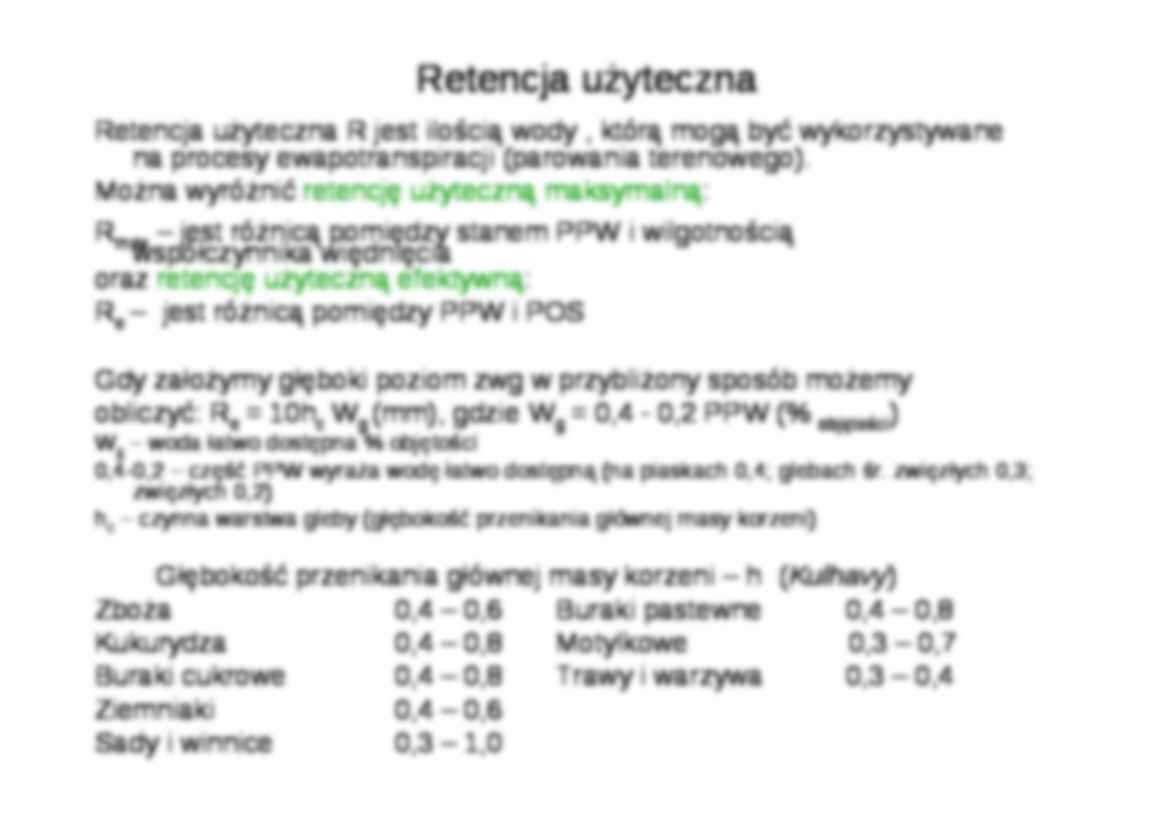 Retencja - formy retencji w zlewni - retencja użyteczna-opracowanie - strona 3