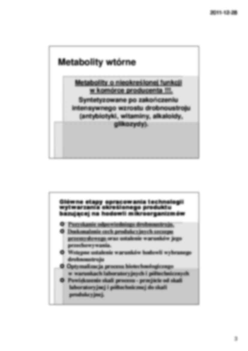 Proces biotechnologiczny- wykład 21 - strona 3