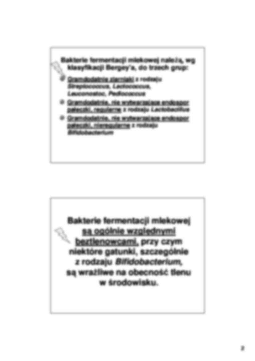 Bakterie fermentacji mlekowej- charakterystyka - strona 2