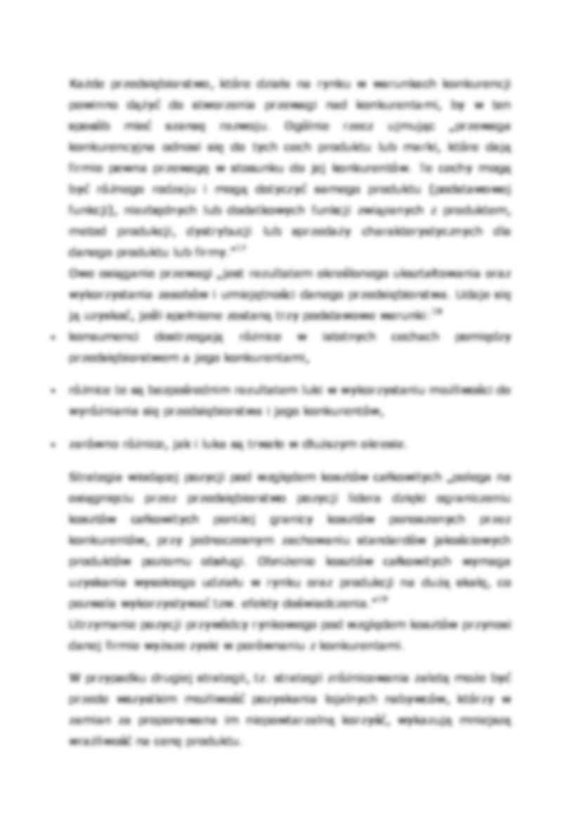 Główne strategie marketingowe-opracowanie - strona 3