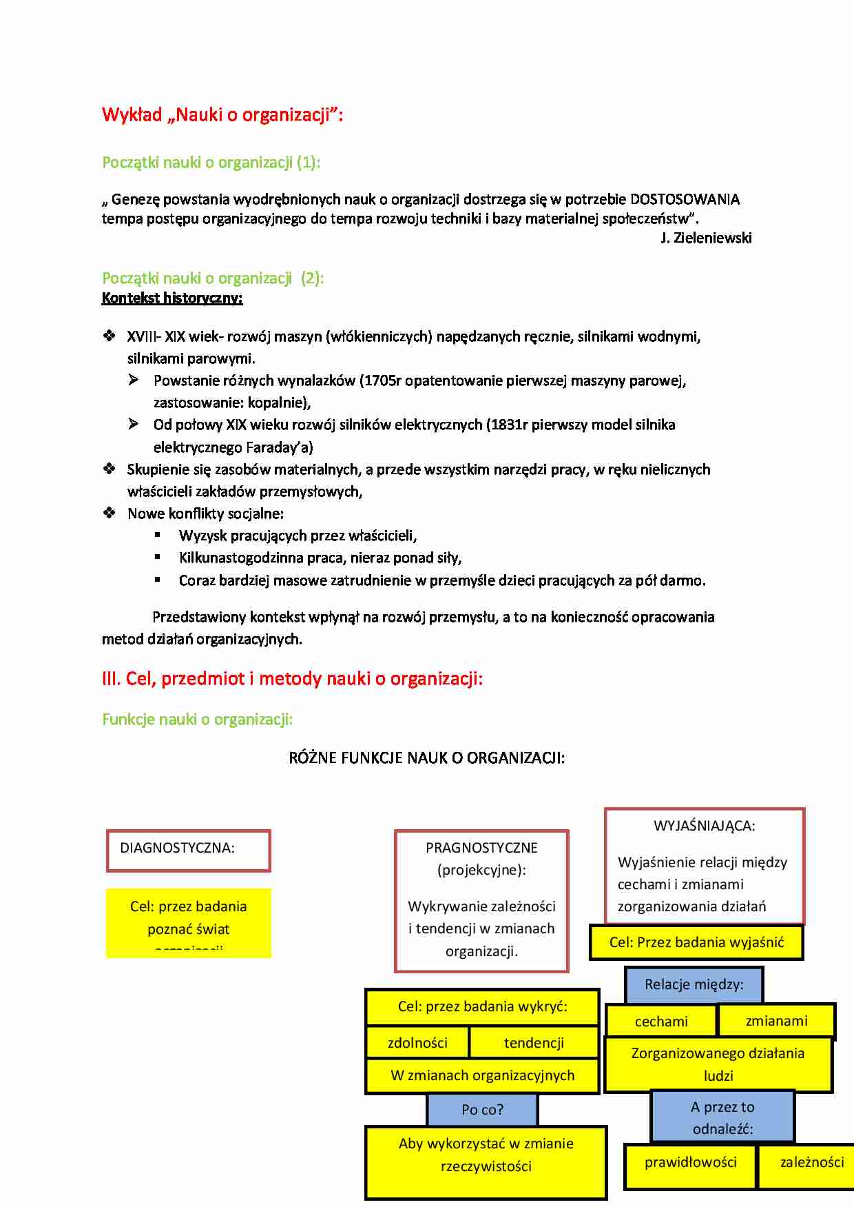 Metody badawcze nauk organizacji-opracowanie - strona 1