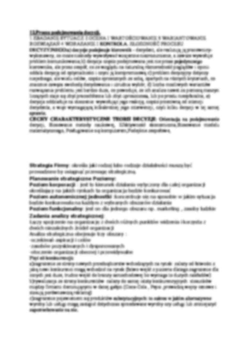 Podstawy zarządzania-I semestr skrypt - strona 3