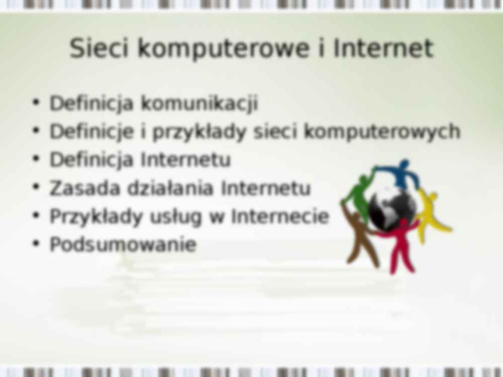 Sieci komputerowe i Internet-prezentacja - strona 2