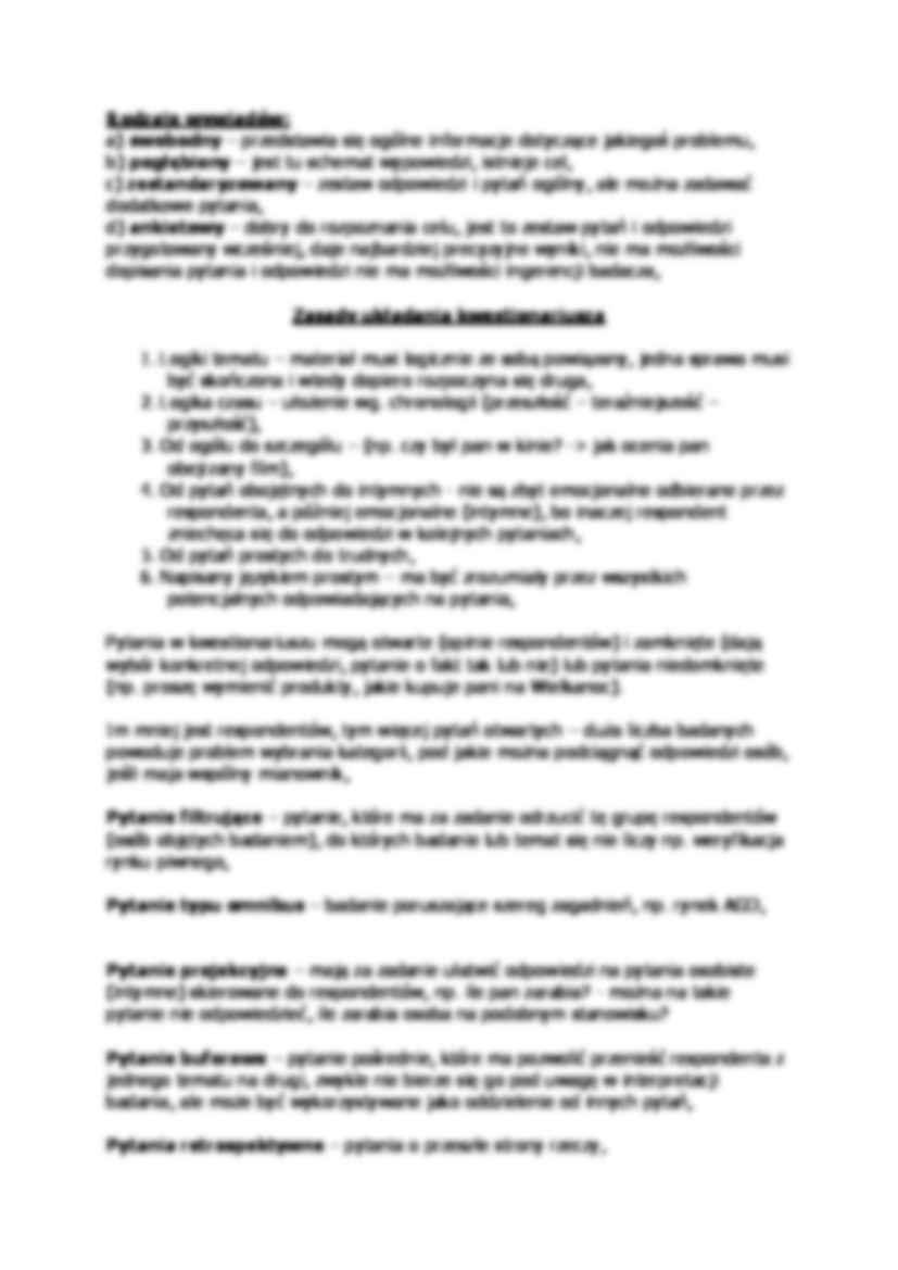 Badania marketingowe-opracowanie - strona 2