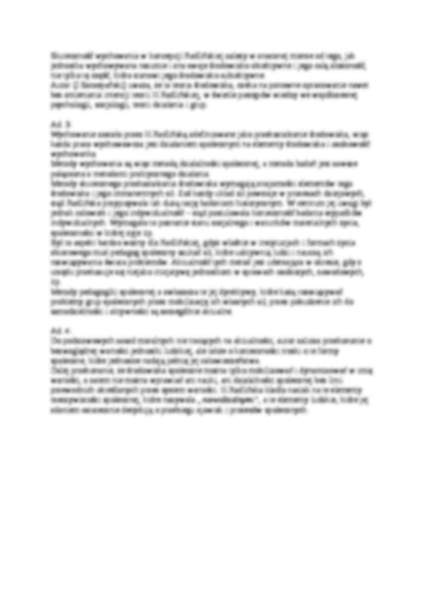 Aktualność pedagogiki społecznej-opracowanie - strona 2