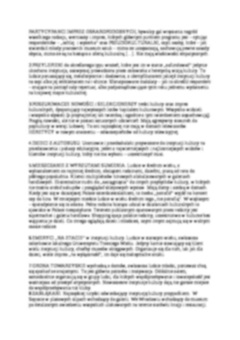 Czas wolny i kategorie ludzi aktywnych kulturalnie-opracowanie - strona 2