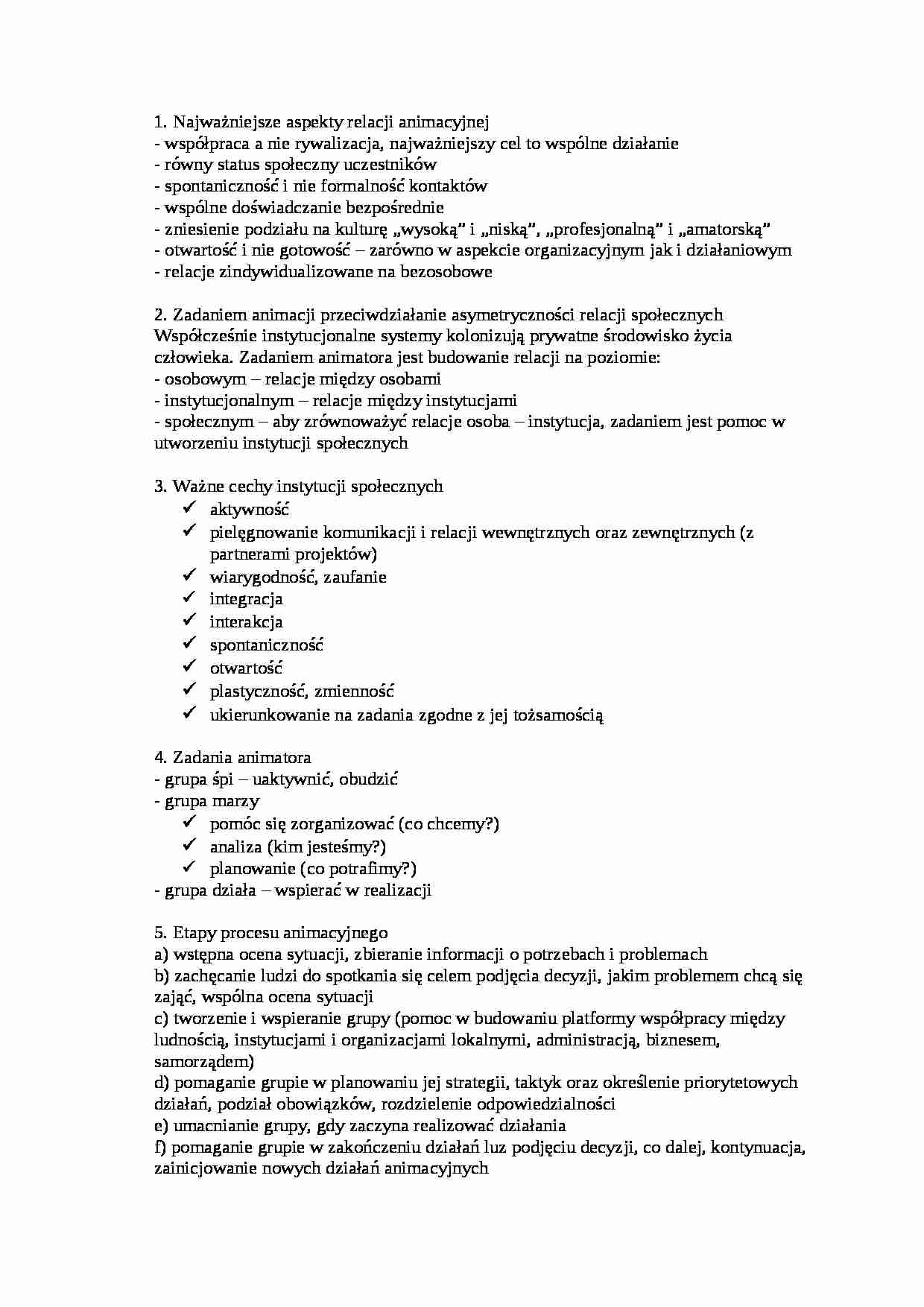 Proces animacji-opracowanie - strona 1