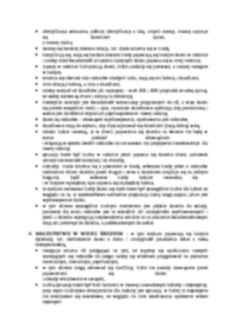 Cykl życia rodziny-opracowanie - strona 2