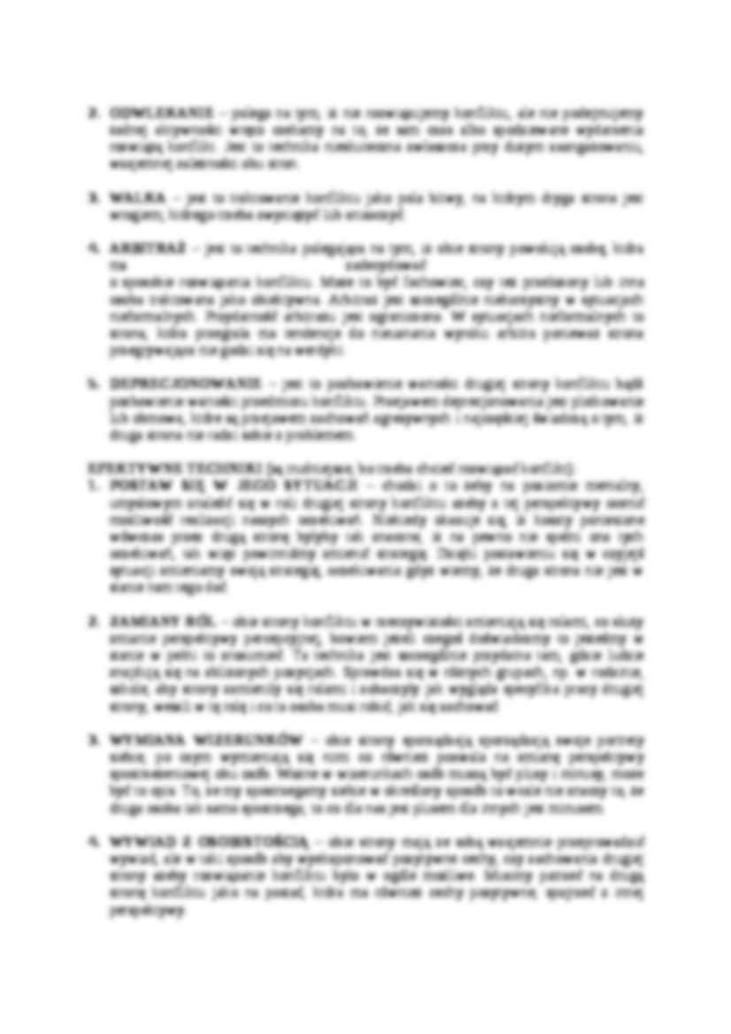 Konflikty interpersonalne-opracowanie - strona 2