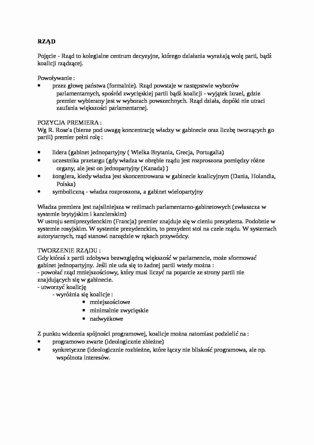 Rząd-opracowanie - strona 1