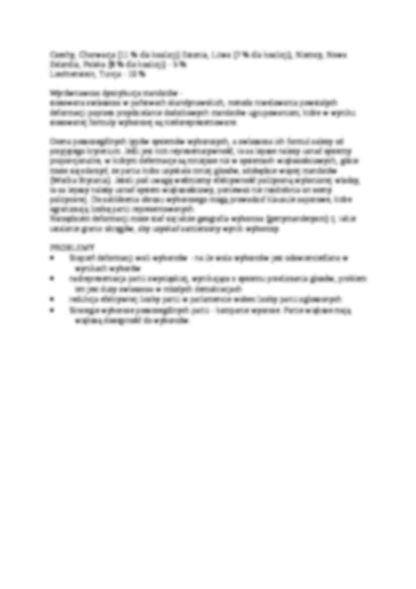 Systemy wyborcze-opracowanie - strona 3