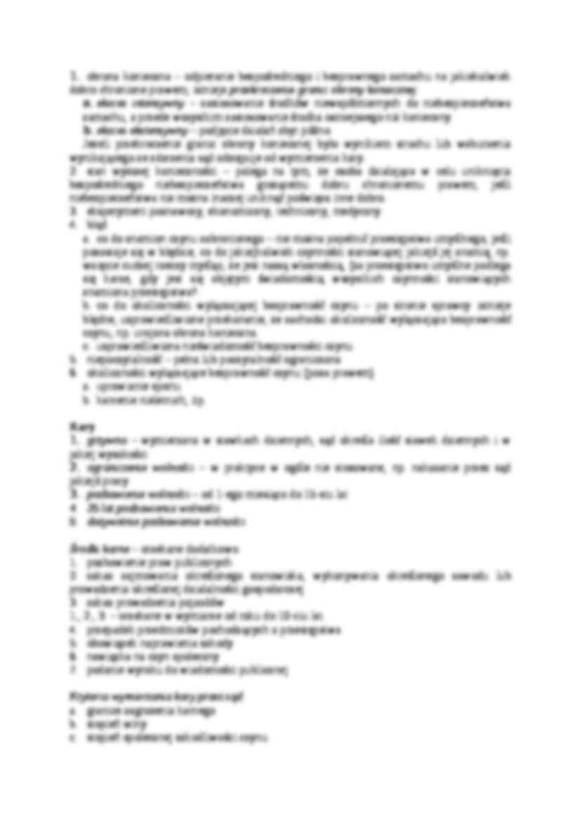 Prawo karne-podstawowe zagadnienia-opracowanie - strona 3