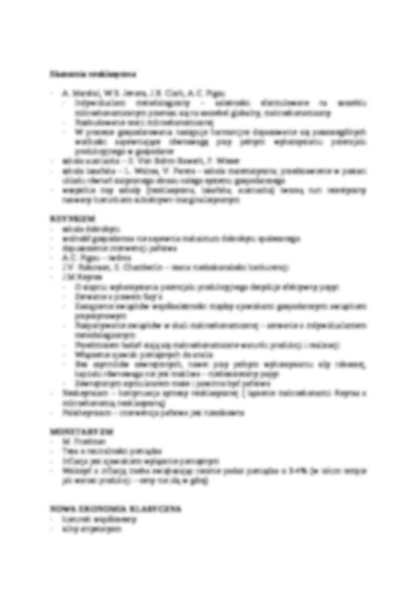 Metody badań ekonomicznych, geneza polityki makroekonomicznej-opracowanie - strona 2