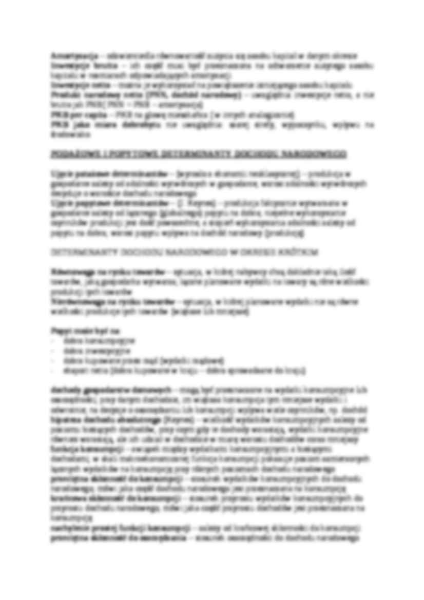 Wzrost gospodarczy i dochód narodowy-opracowanie - strona 2